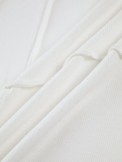 Bronte | Elegant Ribbed Top with Flattering Seam Details
