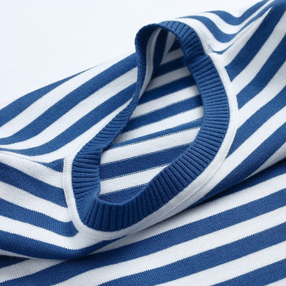 Gail | Striped Cotton Long Sleeve T-Shirt for Women